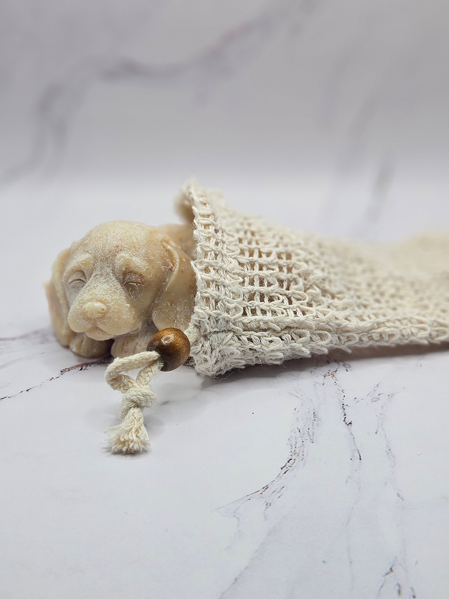 Dog shape milk soap