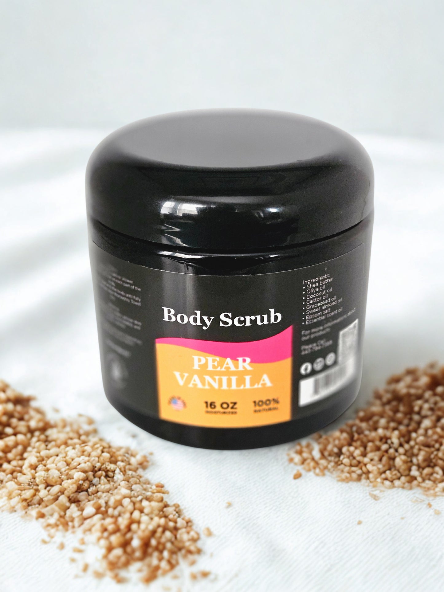 BODY SCRUB 16 OZ Moisturizer/Exfoliate